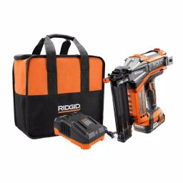 RIDGID 18V Brushless HYPERDRIVE 18-Gauge 2-1/8 in. Cordless Brad Nailer Kit thumbnail 1