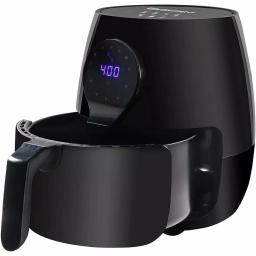 Maximatic Elite Gourmet 5.3 Qt. Digital Air Fryer, 1350W Oil-Free Multi-Cooker, Black thumbnail 2