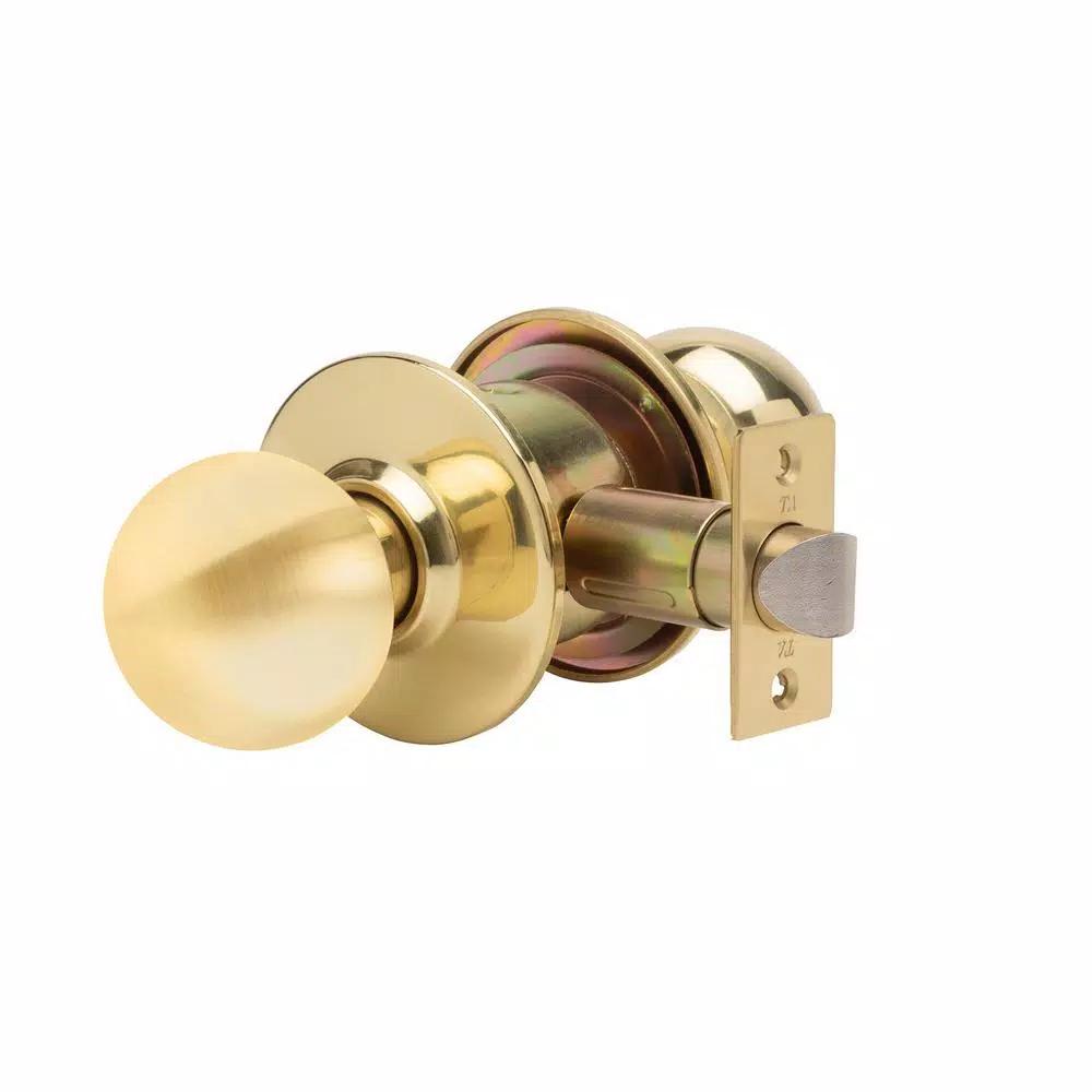 Taco SVB Series Polished Brass Grade 2 Commercial Passage Door Knob