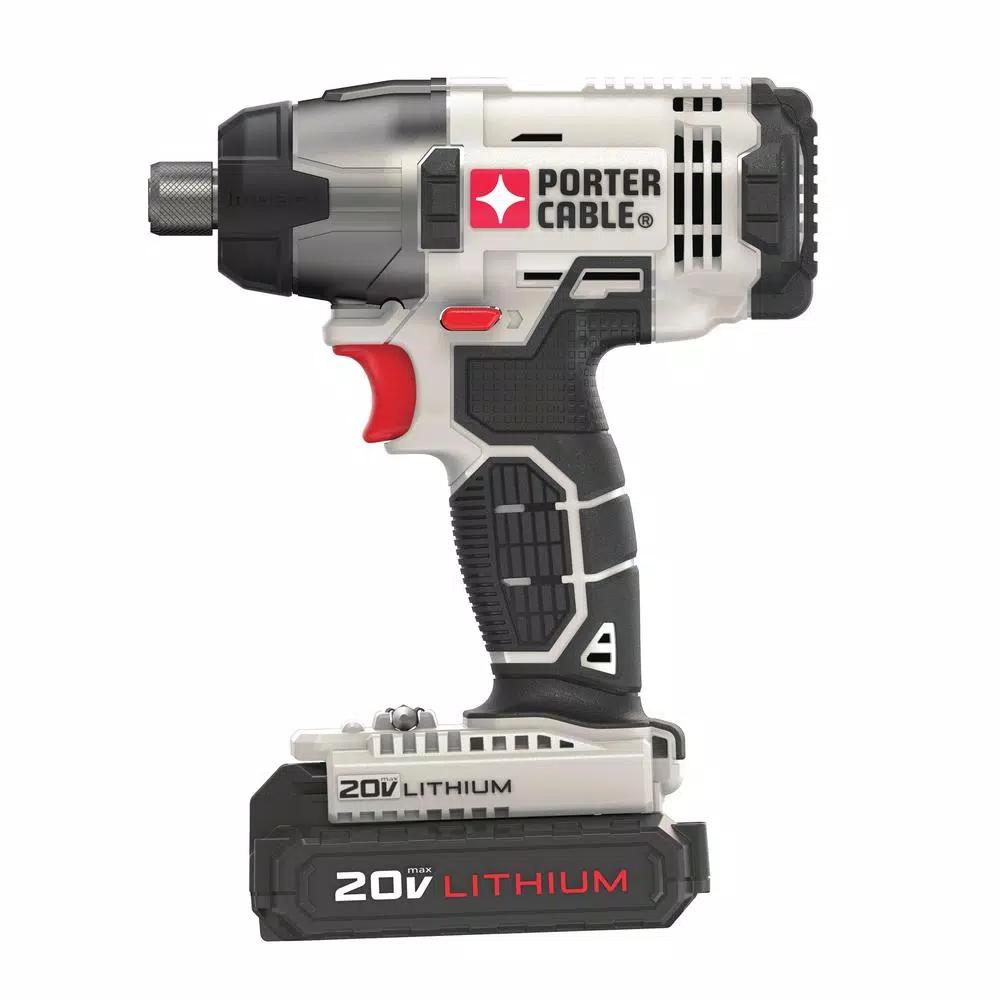 Porter-Cable 20V MAX Lithium-Ion Cordless 8-Tool Combo Kit with 2 Batteries and Charger