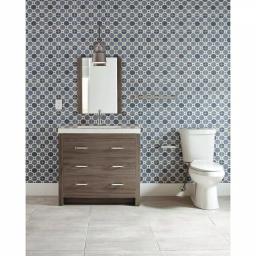 MOEN Genta 4-Piece Chrome Bath Hardware Set - Towel Bar, Hand Towel Bar, Robe Hook & Toilet Paper Holder thumbnail 6