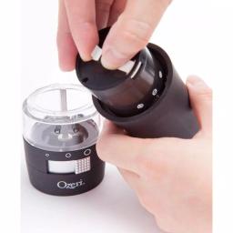 Ozeri Savore Soft Touch Electric Pepper Mill and Grinder, Adjustable Ceramic Mechanism, Black thumbnail 2