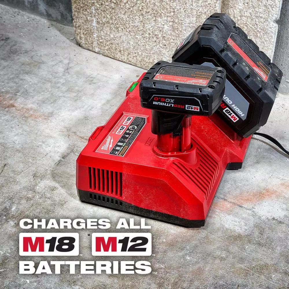 Milwaukee M12 and M18 Lithium-Ion Multi-Voltage Super Charger