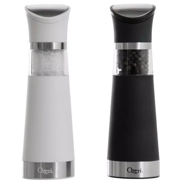 Ozeri Graviti Pro Electric Salt and Pepper Grinder Set, BPA-Free Ceramic Mills