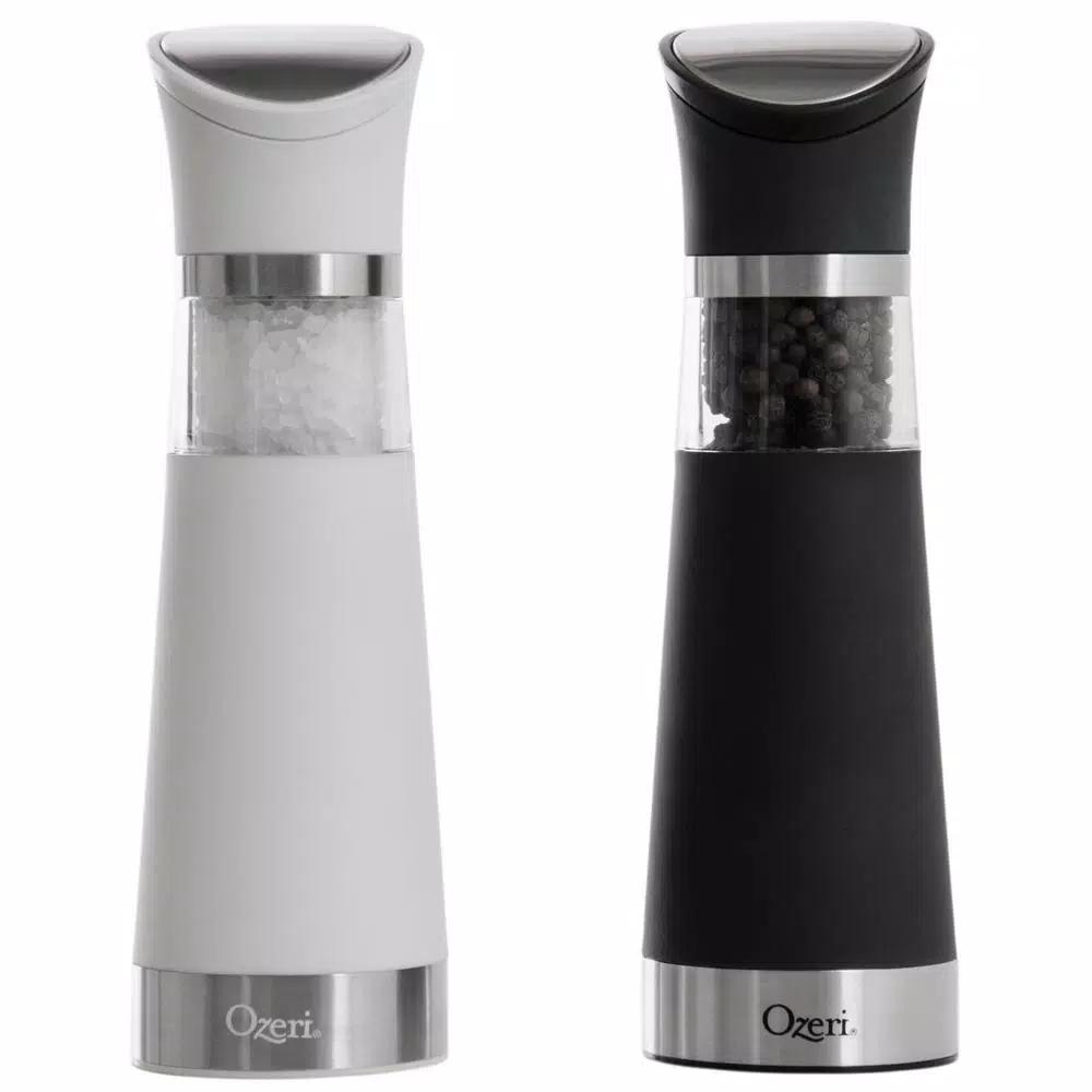 Ozeri Graviti Pro Electric Salt and Pepper Grinder Set, BPA-Free Ceramic Mills