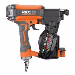 RIDGID 15-Degree 1-3/4 in. Coil Roofing Nailer with 50 ft. Lay Flat Air Hose Kit thumbnail 4