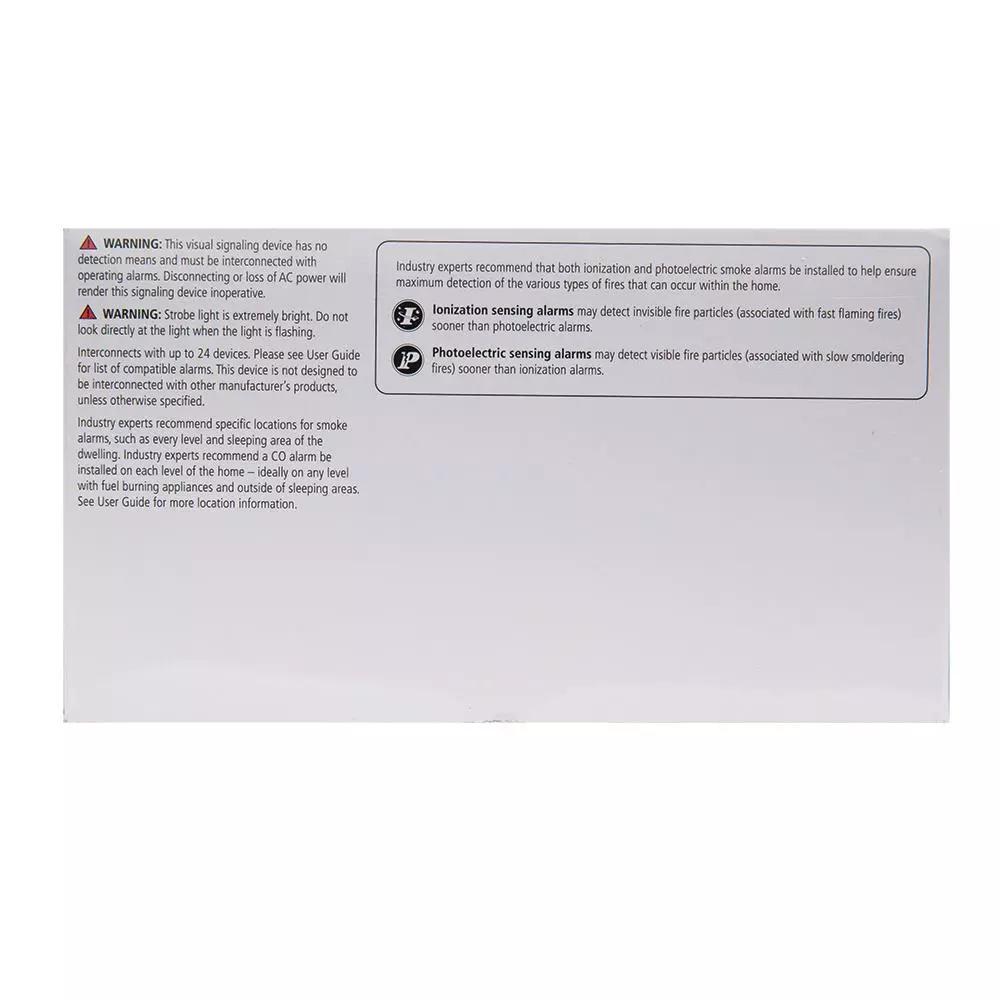 Kidde SLED177i 120V Hardwire Interconnectable Auxiliary Strobe Light