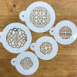 Designer Stencils Celtic Medallion and Cookie Stencil Bundle, 5-Pattern Set thumbnail 2