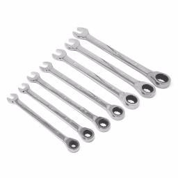 WEN 13-Piece Professional SAE Ratcheting Combination Wrench Set with Storage Rack thumbnail 6