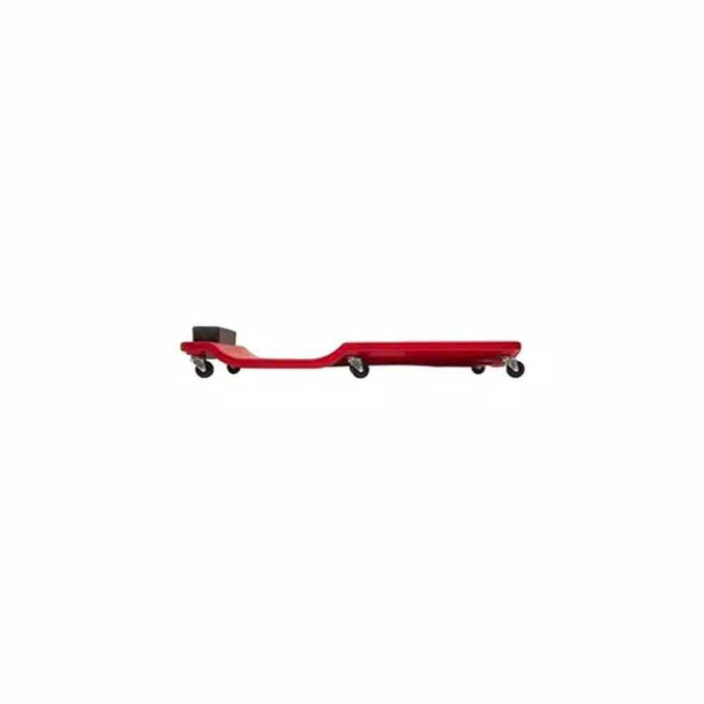 Lisle LIS92102 Low Profile Red Plastic Creeper with 6 Casters