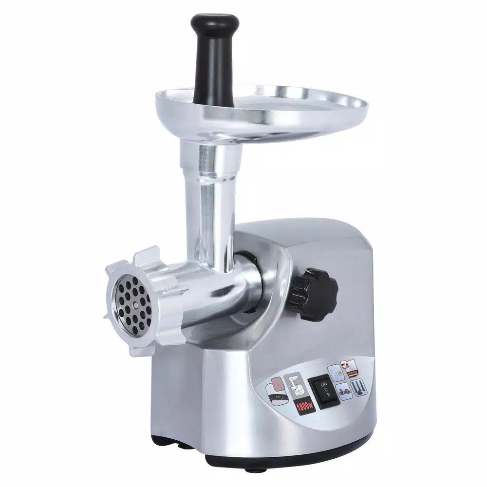 Brentwood Appliances Brentwood Select 1800-Watt Heavy-Duty Meat Grinder, Stainless Steel, Silver