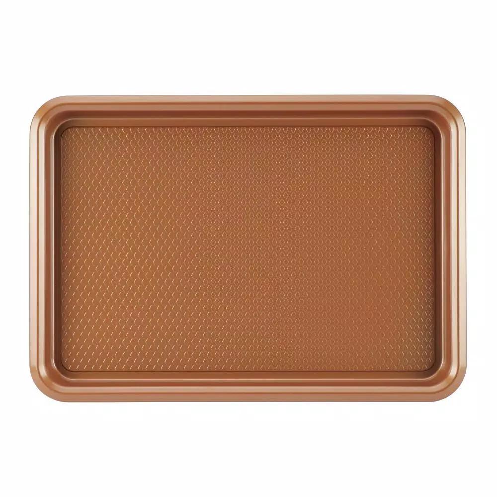Ayesha Curry Nonstick Cookie Pan Set, 3-Piece Copper Steel Bakeware