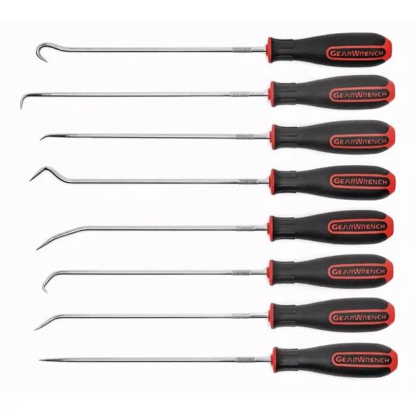 GEARWRENCH 8-Piece Long Hook and Pick Set