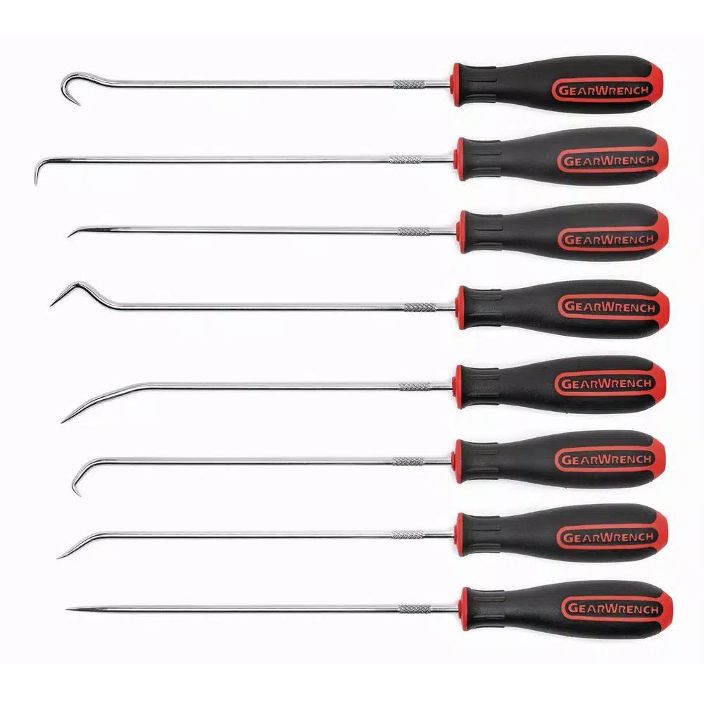GEARWRENCH 8-Piece Long Hook and Pick Set