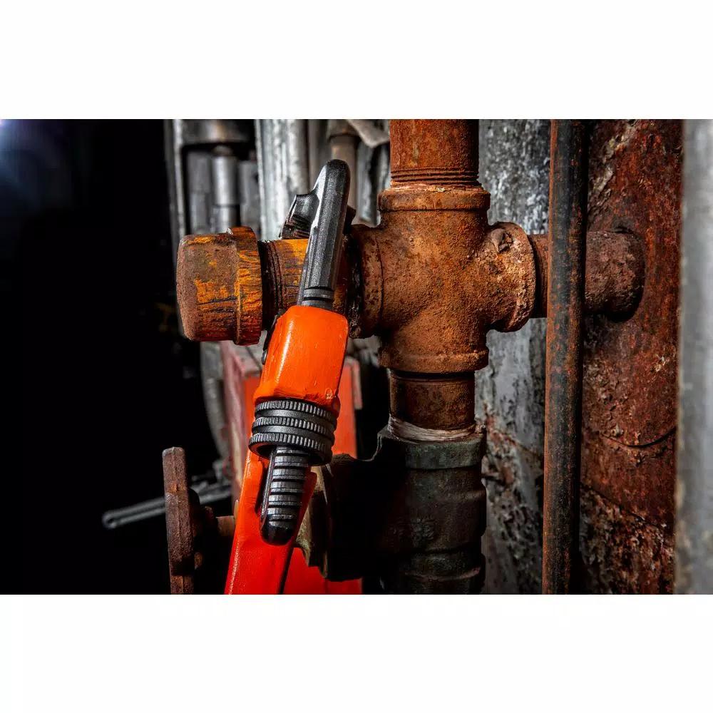 Crescent 18 in. Cast Iron Pipe Wrench with K-9 Angle-Access Jaws