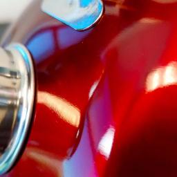 Mr. Coffee Twining 2.1 Qt. Red Stainless Steel Whistling Tea Kettle, 8-Cup Capacity thumbnail 2