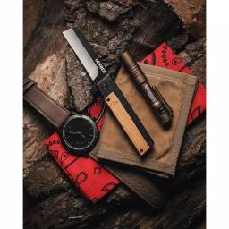 Gerber Quadrant 2.7 in. Straight Edge Sheepsfoot Pocket Knife with Bamboo Handle thumbnail 6