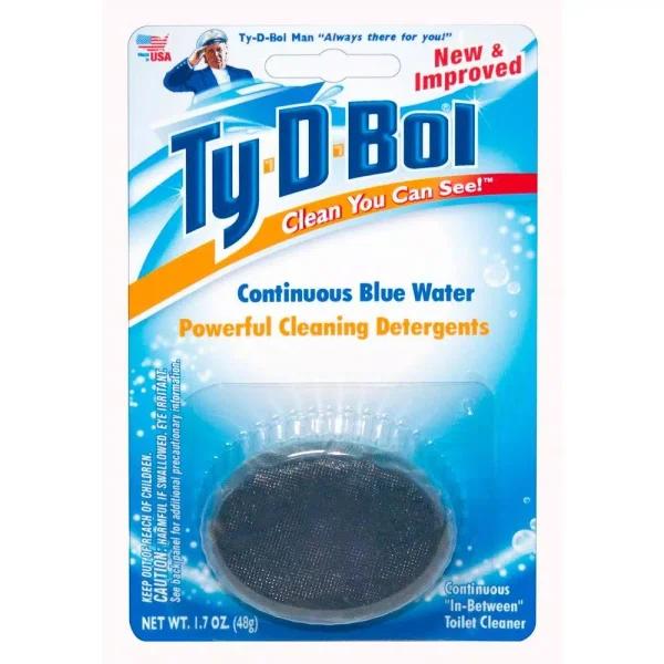 Ty-D-Bol Blue In-Tank Toilet Bowl Cleaner Tablets, 1.7 oz (6-Pack)