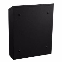 Alpine Industries Wall-Mounted Cigarette Disposal Station, Black Steel Outdoor Ashtray thumbnail 3