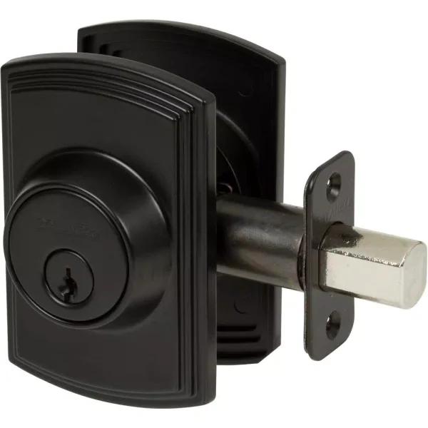 Delaney Designer Series Italian Collection Single Cylinder Deadbolt - Black
