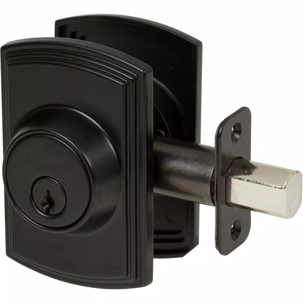 Delaney Designer Series Italian Collection Single Cylinder Deadbolt - Black