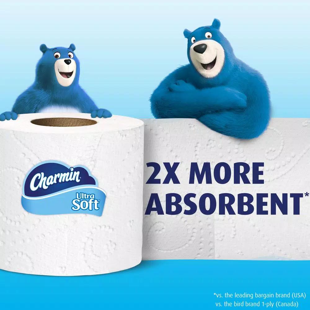 Charmin Ultra Soft Toilet Paper, 30 Double Rolls
