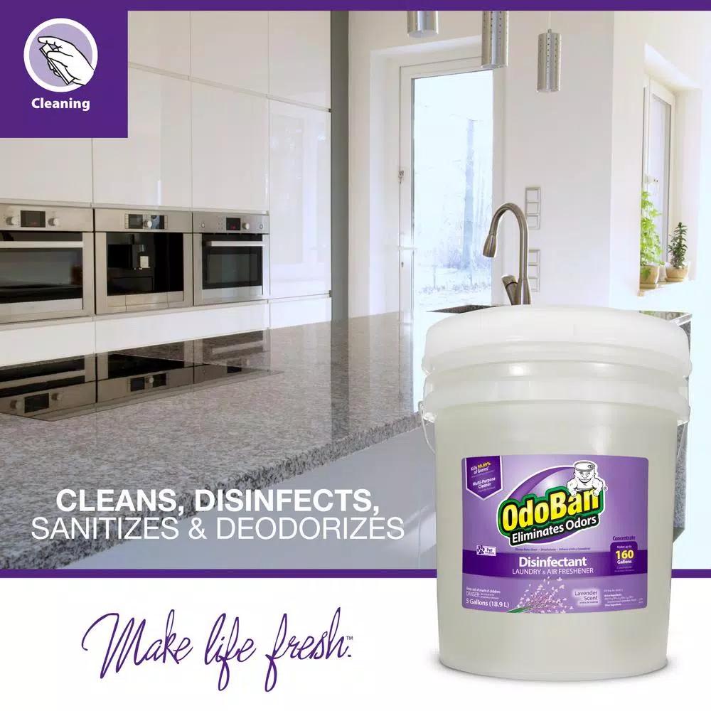 OdoBan 5 Gal. Lavender Multi-Purpose Disinfectant, Laundry & Air Freshener Concentrate