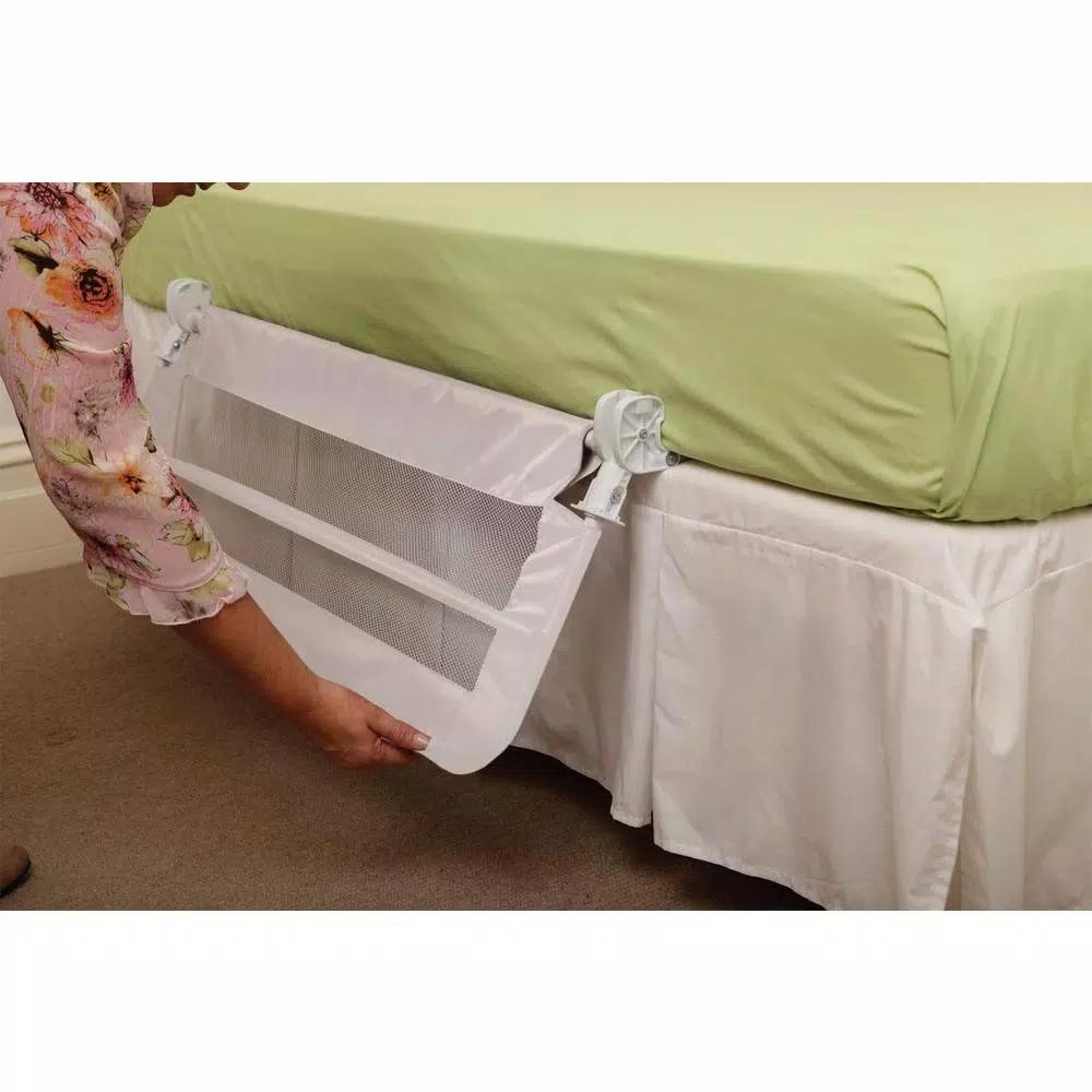 Dreambaby Xtra Harrogate Bed Rail, 43 in. Extra Wide & 18 in. Extra Tall, White