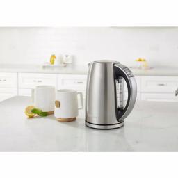 Cuisinart PerfecTemp 1.7L Cordless Electric Kettle, 6 Preset Temperatures, Brushed Stainless Steel thumbnail 2
