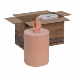 Georgia-Pacific Brawny Professional D400 Orange Disposable Center-Pull Paper Towels, 200 Sheets per Roll, 2 Rolls per Carton thumbnail 4