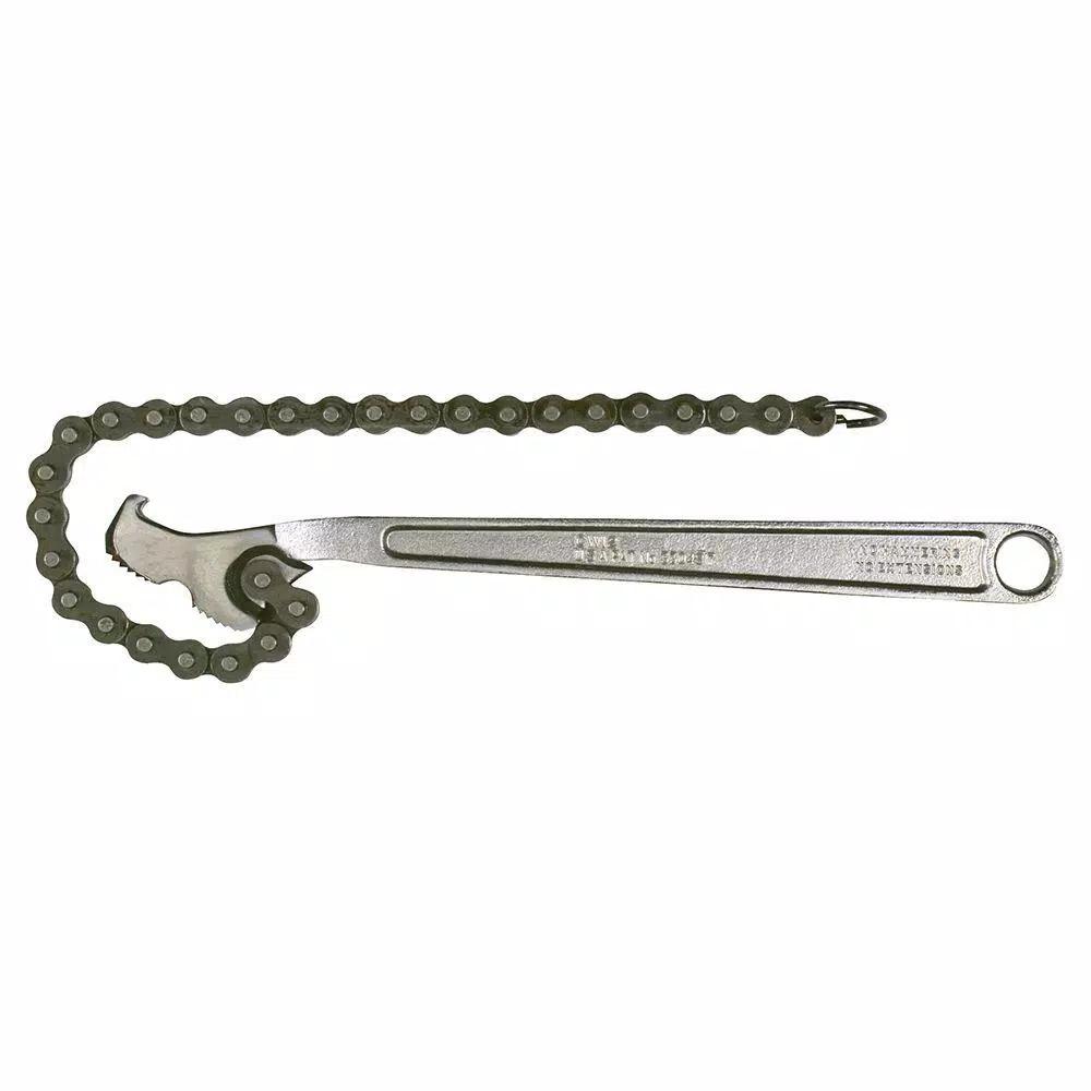 Crescent 12 in. Chain Wrench with Satin Chrome Finish