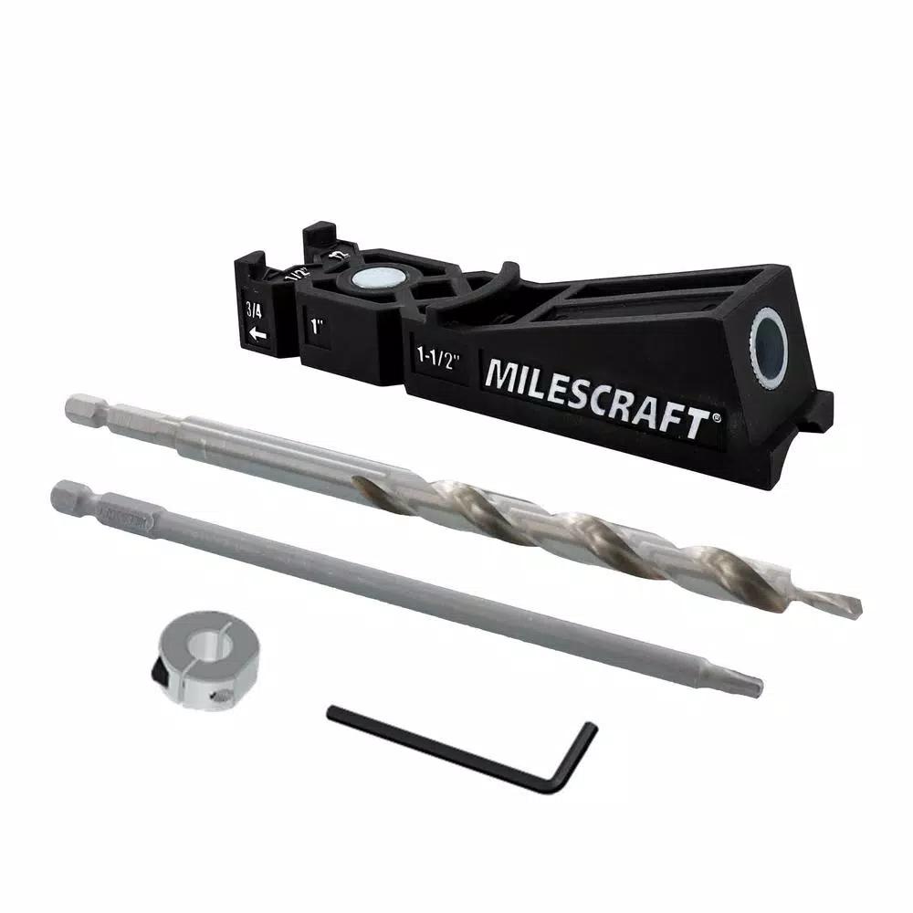 Milescraft PocketJig100 Complete Pocket Hole Jig Kit with Bit and Driver
