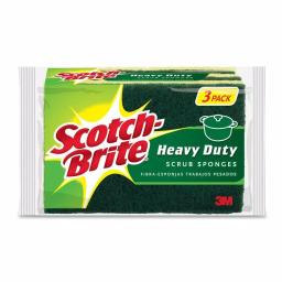 Scotch-Brite Heavy-Duty Scrub Sponge, 2-3/4 in. x 4-1/2 in. (3-Pack) thumbnail 2