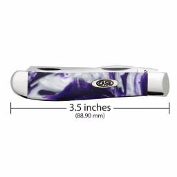 W.R. Case and Sons Cutlery Co. Case Corelon Mini Trapper Pocket Knife - Purple Passion thumbnail 3