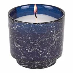 Badash Crystal Badash Handcrafted Cobalt Blue Glass Jar Vanilla Scented Soy Candle thumbnail 2