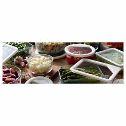 Pyrex Ultimate 10-Piece Glass Food Storage Set with Oven-Safe Glass Lids and White Silicone Rims thumbnail 5