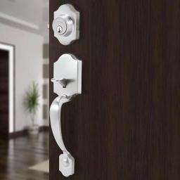 Toledo Fine Locks Cordoba Double Cylinder Satin Nickel Entry Handleset thumbnail 3