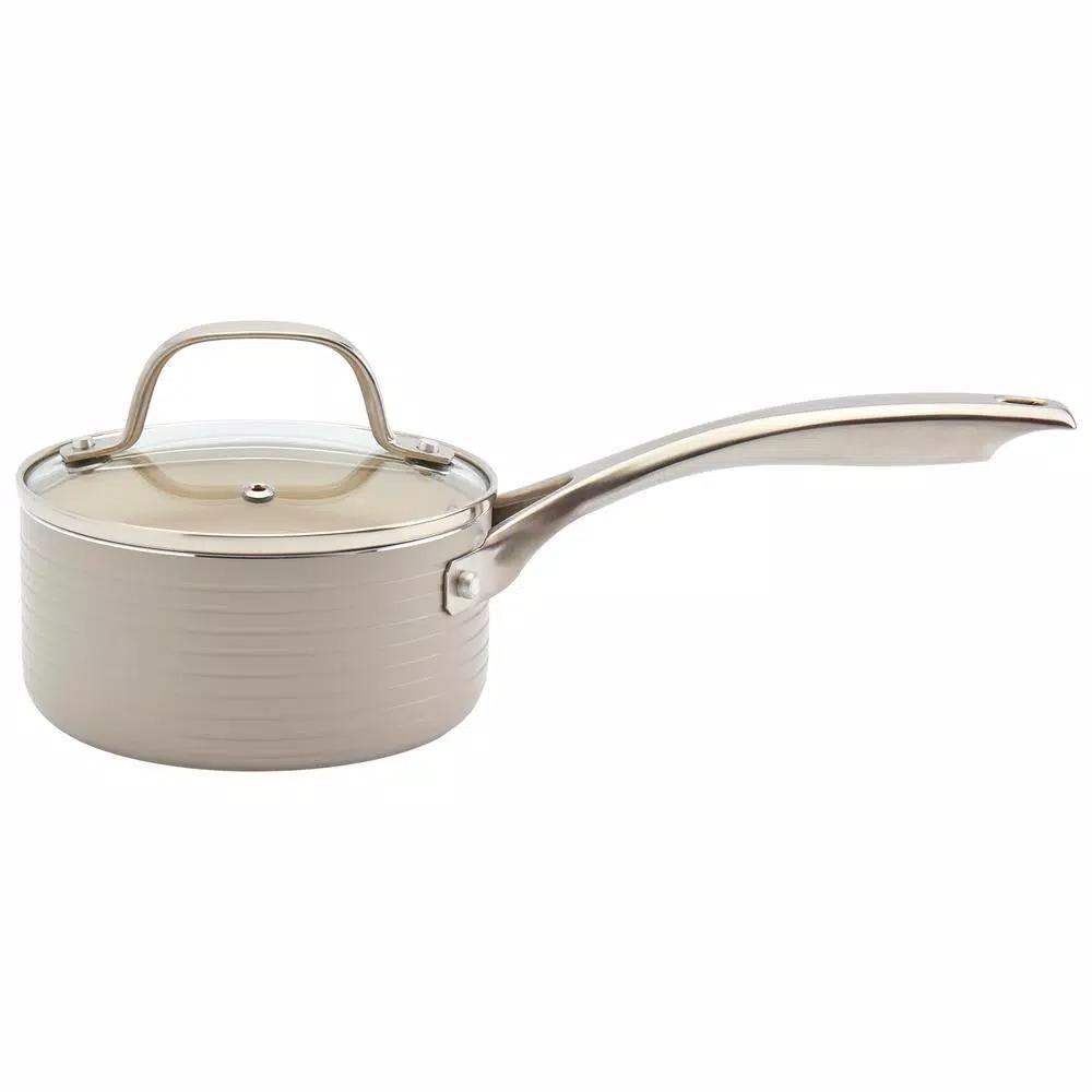 Denmark Tools for Cooks Monaco 10-Piece Fog Aluminum Non-Stick Cookware Set