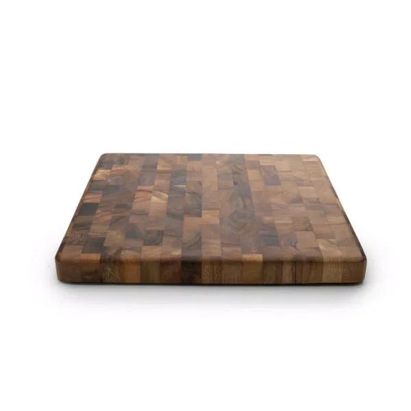 Ironwood Gourmet Acacia Wood Square End Grain Chef's Cutting Board