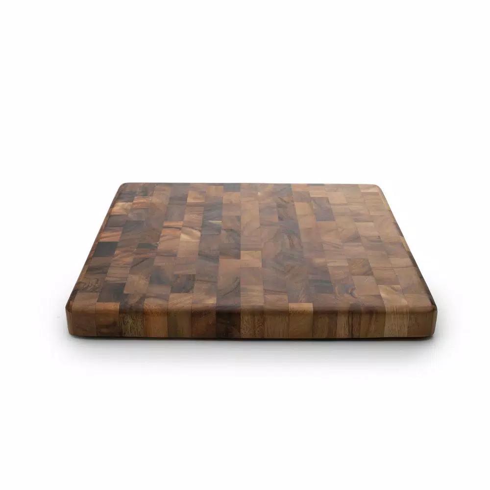 Ironwood Gourmet Acacia Wood Square End Grain Chef's Cutting Board