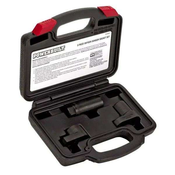 Powerbuilt Oxygen Sensor Socket Set with Heavy Duty Storage Case