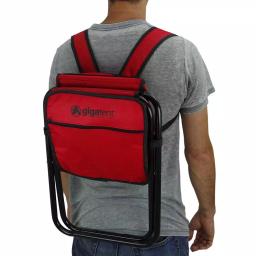 GigaTent 20-Can Collapsible Cooler Backpack with Folding Stool and Insulated Ice Bag thumbnail 5
