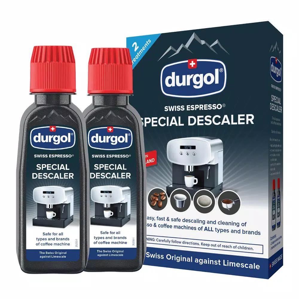 Durgol Espresso Machine Descaler and Decalcifier Solution, 4-Pack