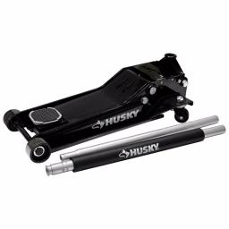 Husky 3.5-Ton Low Profile Floor Jack with Quick Lift and Universal Joint Release thumbnail 1