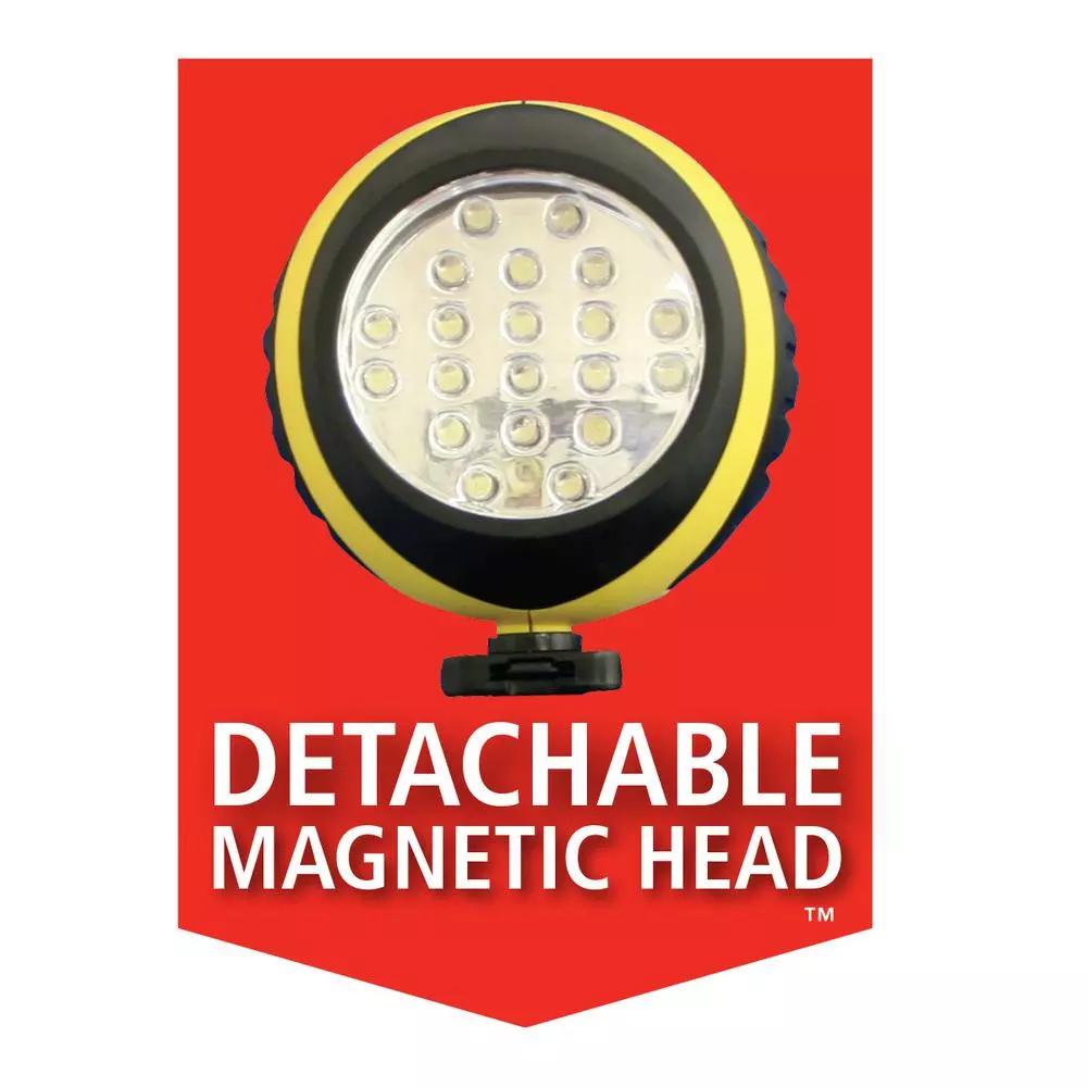 Stanley SB01AL SquidBrite LED Worklight, 20 Ultra-Bright LEDs, 13-Hour Runtime