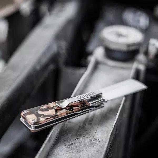 Gerber Jukebox 2.7 in. EDC Pocket Knife with Acrylic Handle and Liner Lock