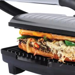 Brentwood Appliances 1,000-Watt Metallic Ceramic Panini Press & Sandwich Maker thumbnail 7