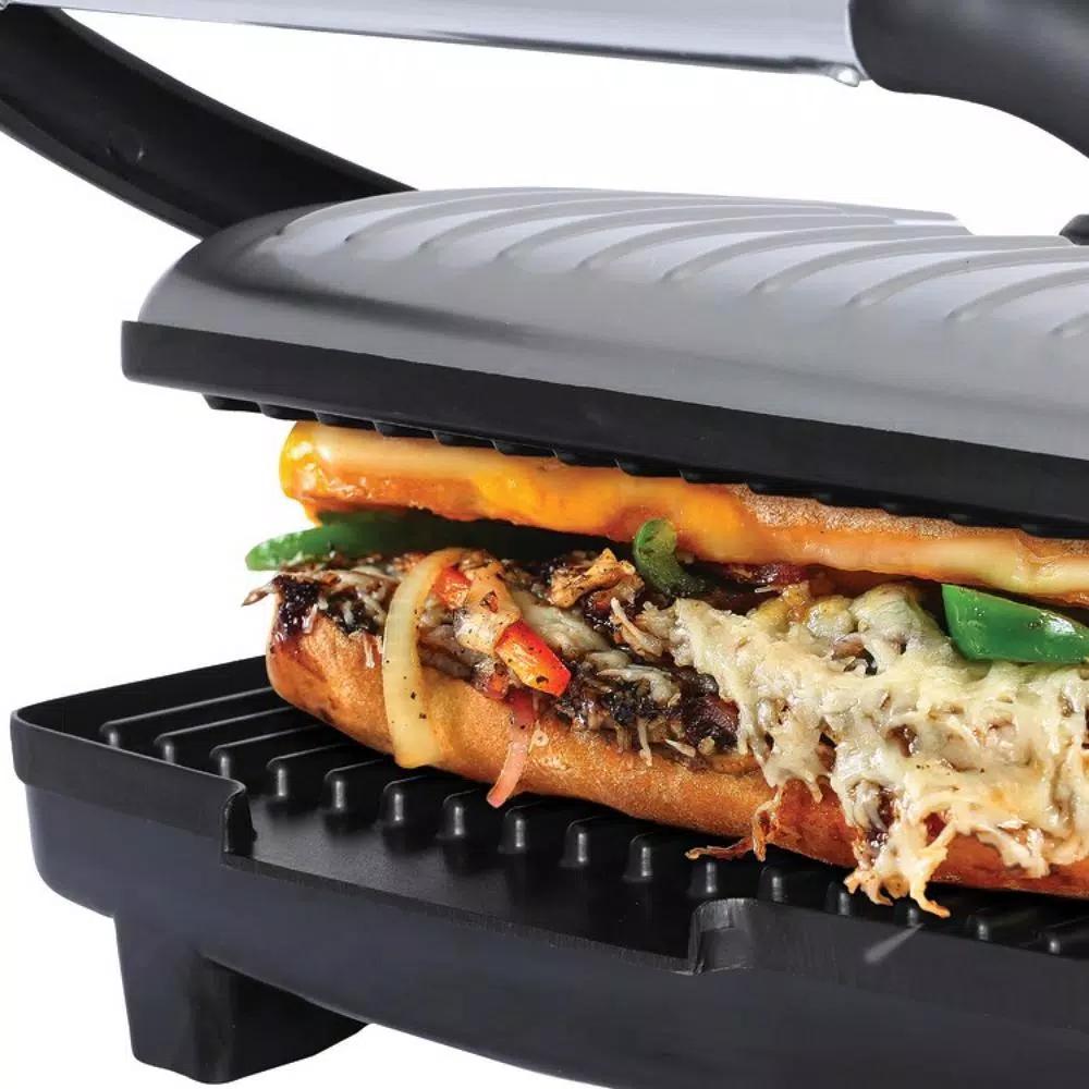 Brentwood Appliances 1,000-Watt Metallic Ceramic Panini Press & Sandwich Maker