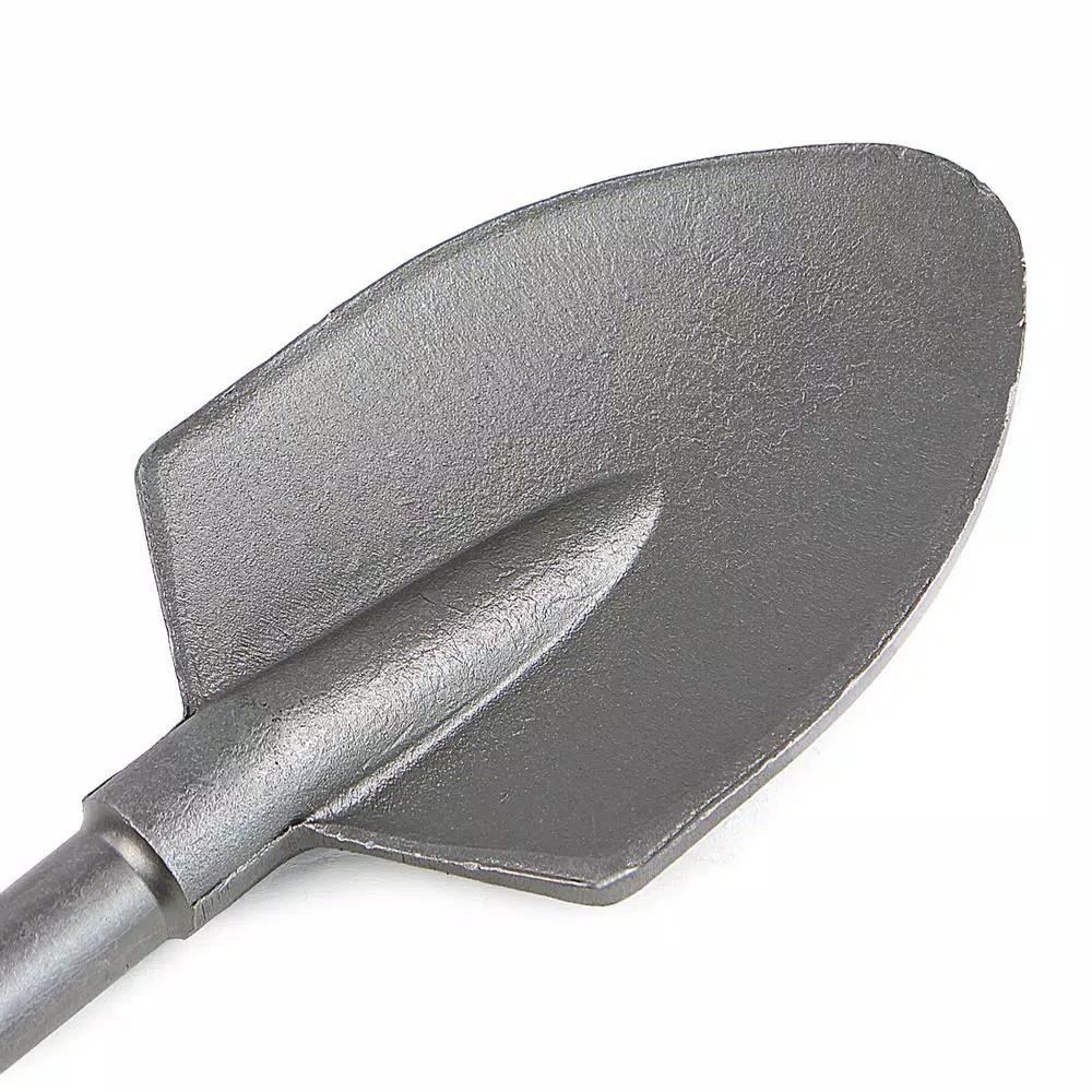 Stark 1-1/8 in. Hex Shank Clay Spade Steel Shovel Bit for Electric Demolition Jack Hammer