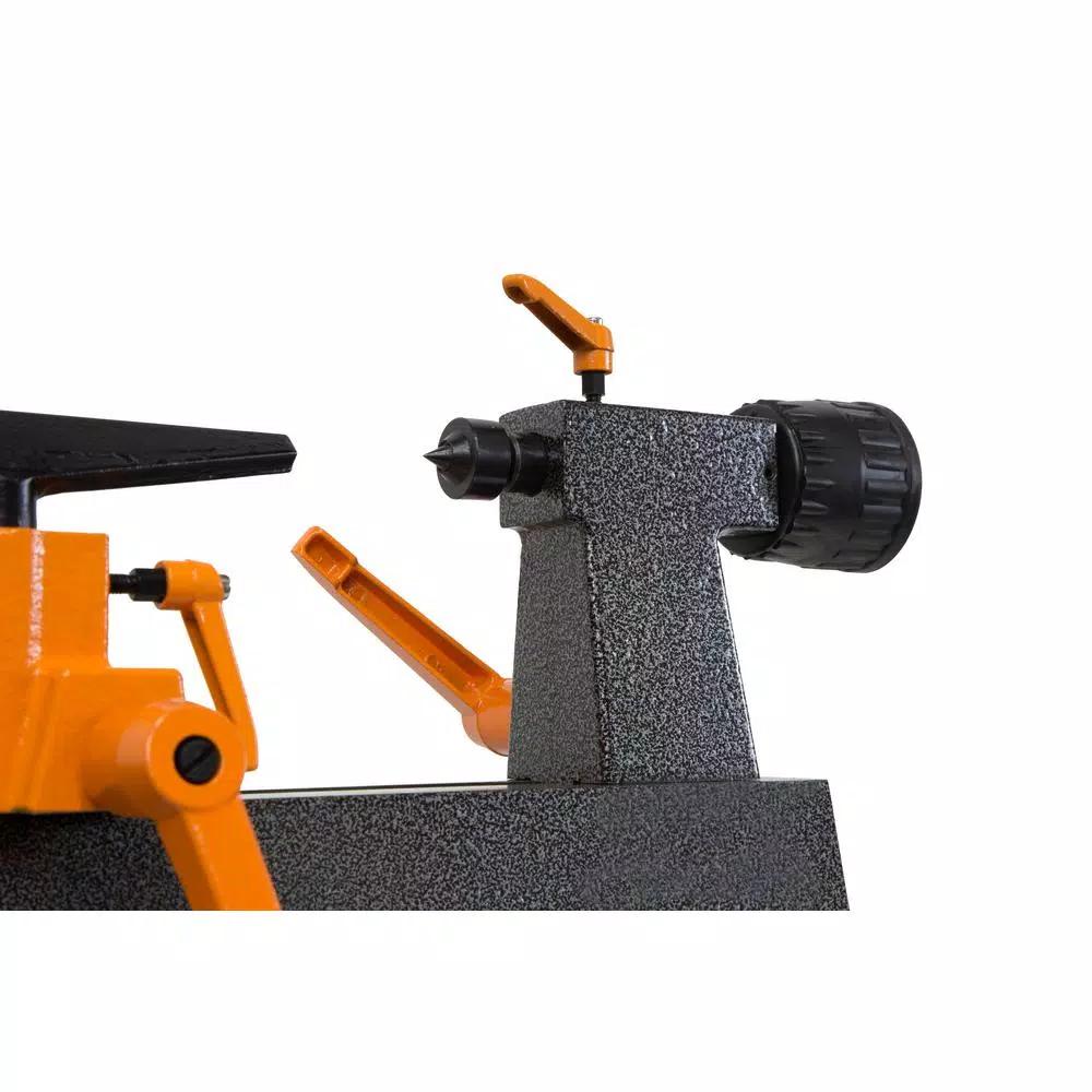 WEN 8 in. x 12 in. Variable Speed Mini Benchtop Wood Lathe, 3.2 Amp